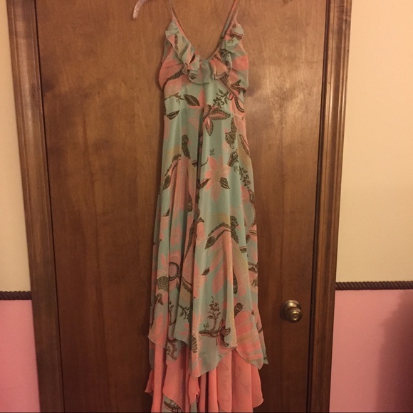 H&M layered chiffon maxi dress
