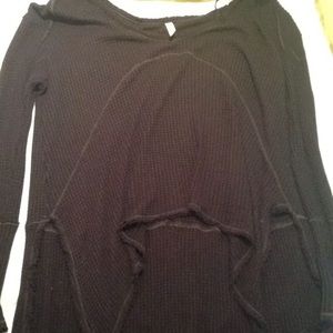 Free people over sized black sweater