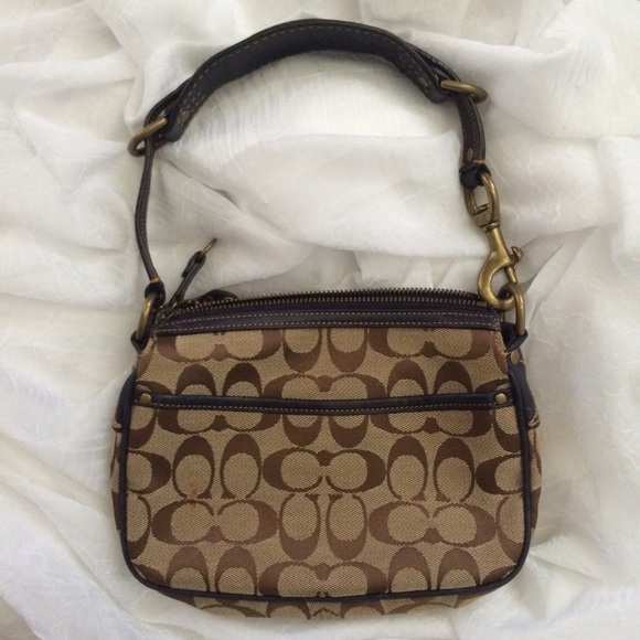 👜Coach Leather and Fabric Handbag - Picture 2 of 3