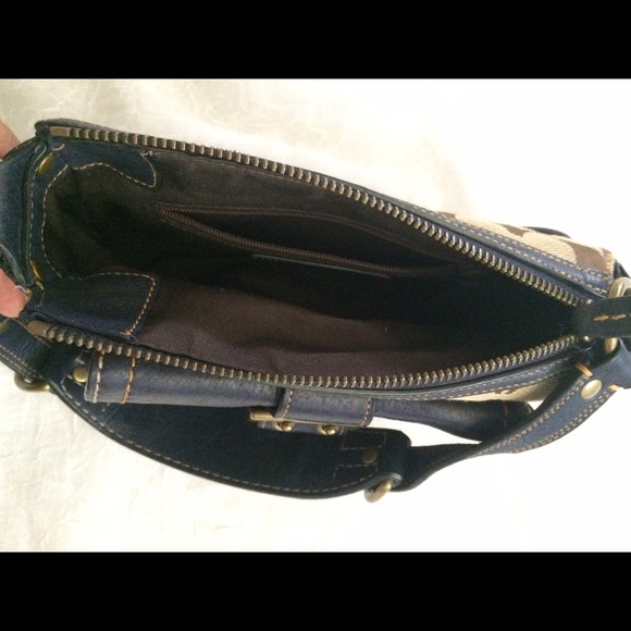 👜Coach Leather and Fabric Handbag - Picture 3 of 3