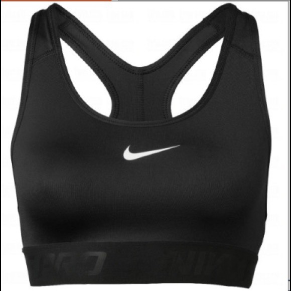 Nike Pro black sports bra