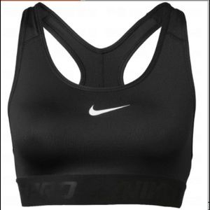 Nike Pro black sports bra