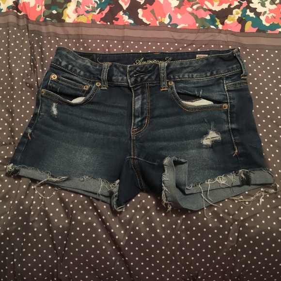 Distressed shorts