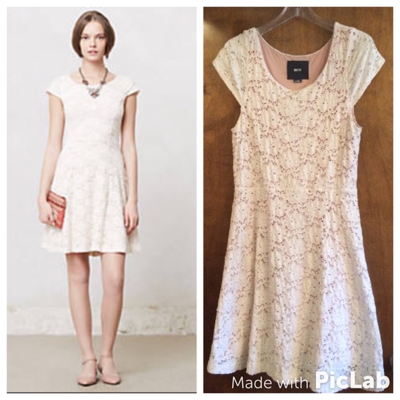 Anthropologie Dresses & Skirts - Anthropologie Day Flower Dress in White