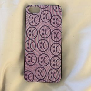 sad face graphic iphone 5/5s case