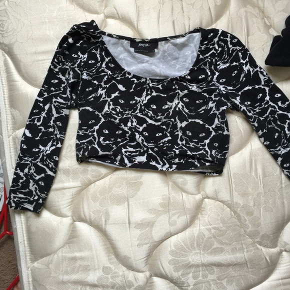 Nasty gal kitty crop