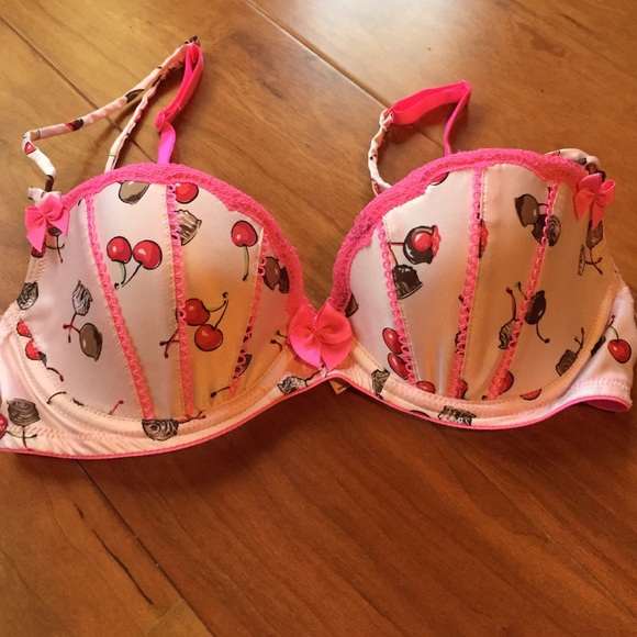 Chocolate and cherries bra from Victoria's Secret
