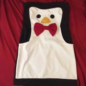 Penguin Strapless Dress