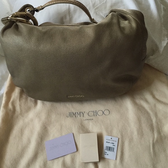 💥SALE✨Authentic Jimmy Choo Large Solar Calf Hobo