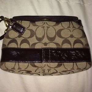 Signature Coach wristlet