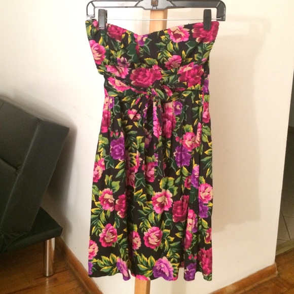 Multicolor Floral Tube Dress