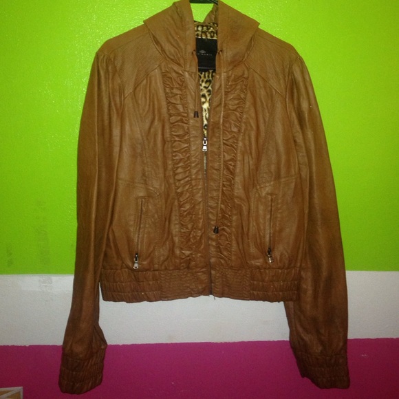 Leather jacket