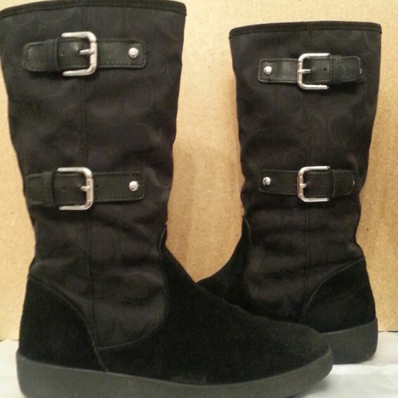 Black Coach Boots