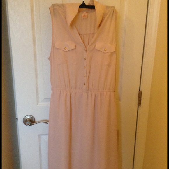Light Pink Chiffon Dress