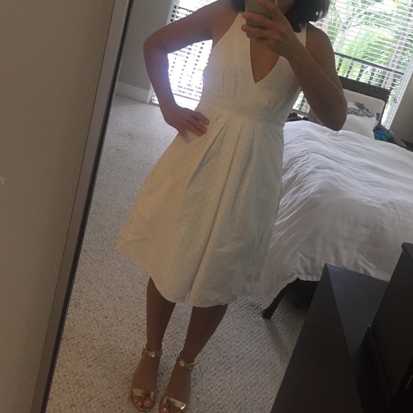 Theory White Dress 100% Cotton