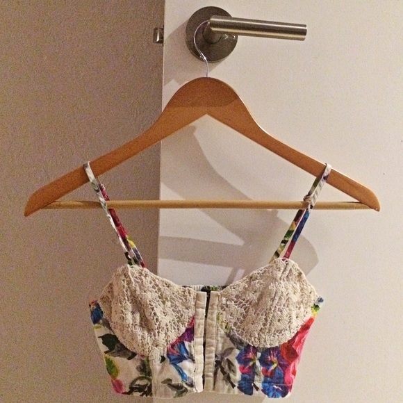 Urban Outfitters Floral Crop Top