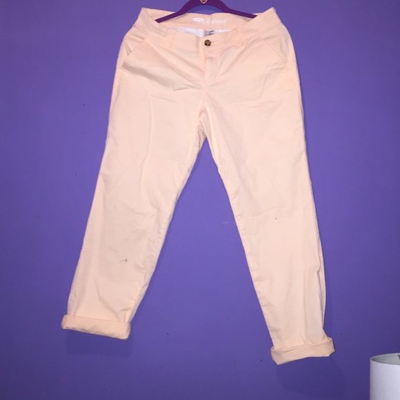 Peach Boyfriend Capri