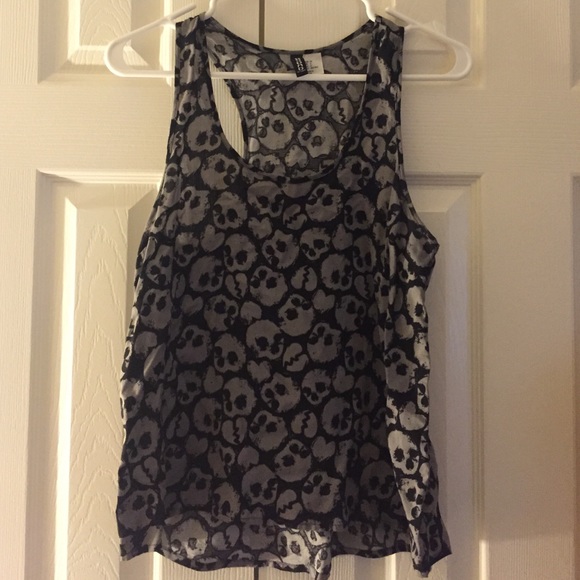 H&M Skull Blouse