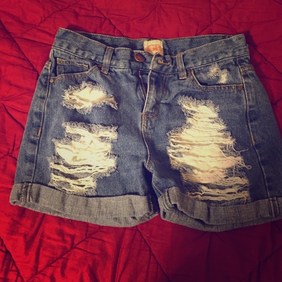 High waisted shorts