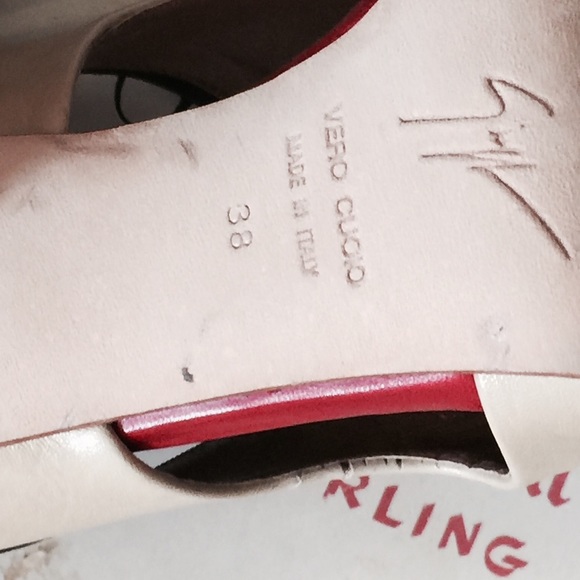 💋SOLD💋Authentic Giuseppe Zanotti Peep toe Shoes - Picture 4 of 4