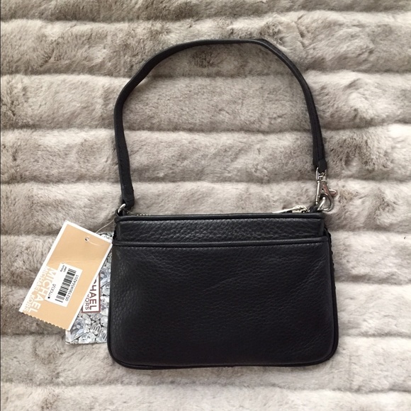 Michael Kors leather/sequin wristlet - Picture 2 of 4