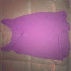 American Eagle loose purple tank