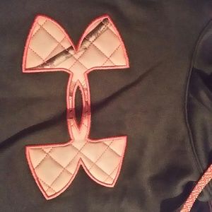 Under Armour Semi-Fitted Camo Hoodie Pink/Grey