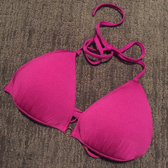 Voda purple push up bikini top