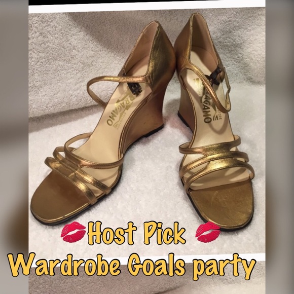 Host Pick!!!  Salvatore Ferragamo wedge. Size 7