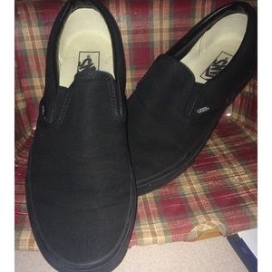 All Black Classic Slip-On Vans