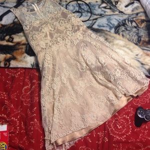 Vanilla Lace Dress