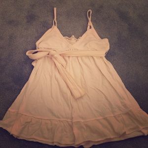 Off-white wrap tank top