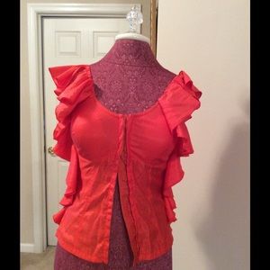 Mia Moa Orange top size Med