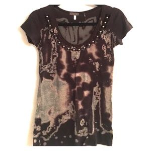 Rocker style AnM brand top from buckle! Details!