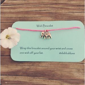 Elephant wish bracelet