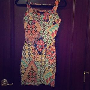 Aztec print summer dress size small