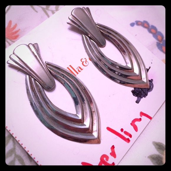 Stella & Dot sterling silver earrings