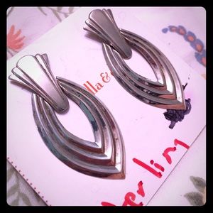 Stella & Dot sterling silver earrings