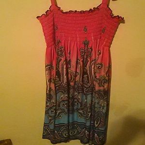 Shoulder Strap Sun Dress