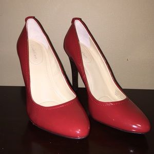 Calvin Klein red heels