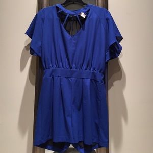 Blue romper