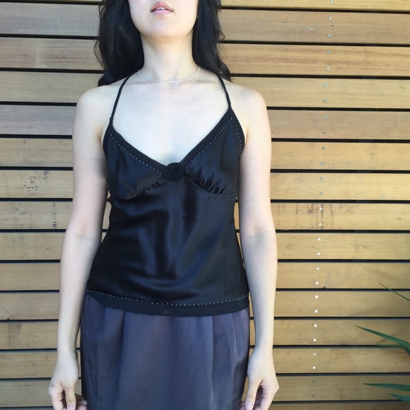 Gorgeous silky satin Victoria's Secret strappy top