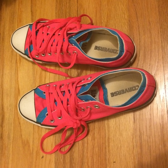 Neon Pink Converse