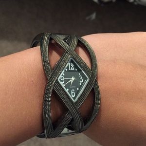 Silver bracelet/watch