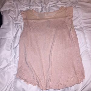 Light pink rolled up too