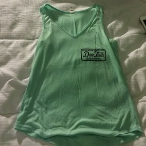 Mint green tank