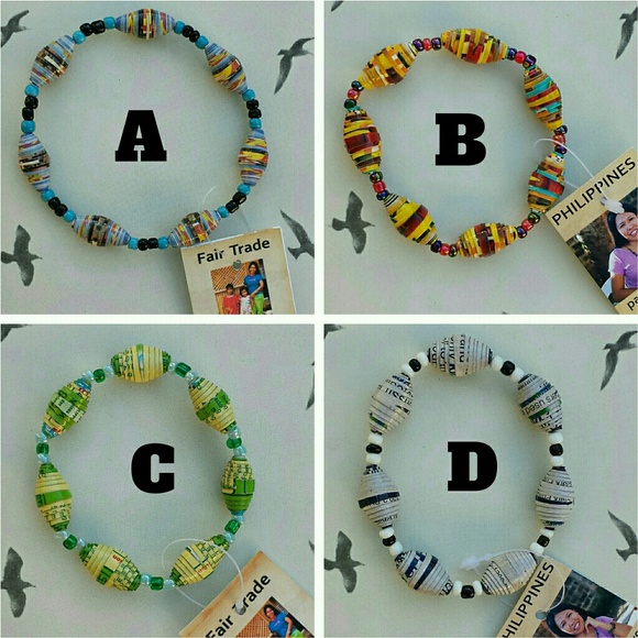 ☆HP☆ 📚GWaC Recycled Carton Bracelets - Picture 3 of 4