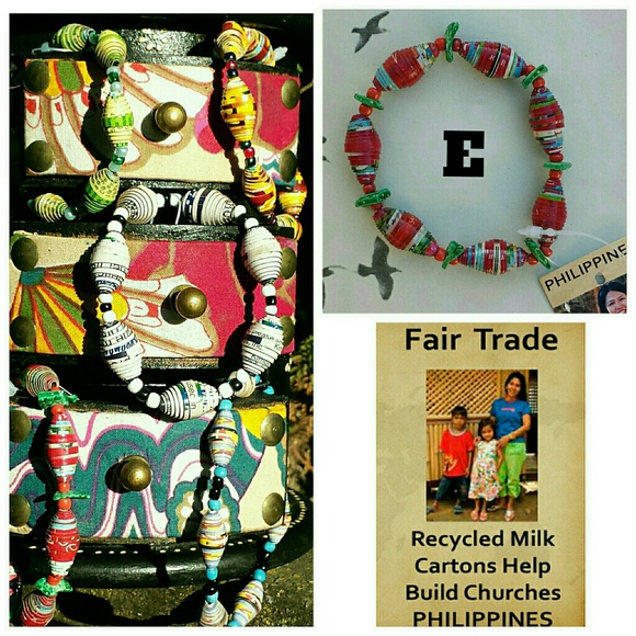 ☆HP☆ 📚GWaC Recycled Carton Bracelets - Picture 4 of 4