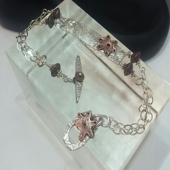 "I.D."Style Fine & Sterling Silver Bracelet