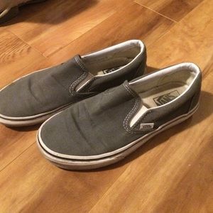 Gray women's 8.5 vans